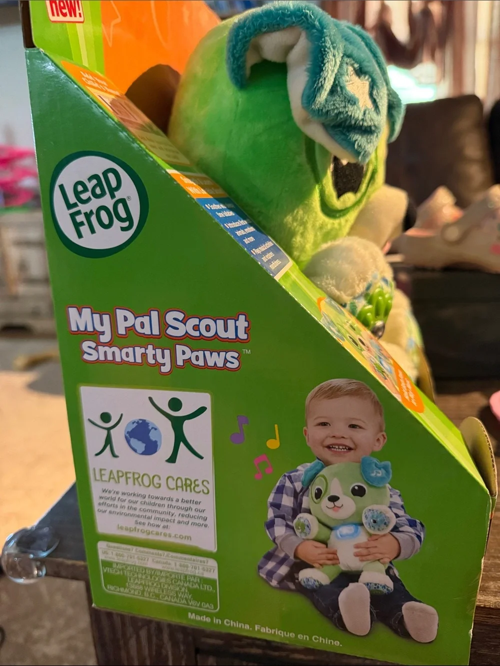 NEW My Pal Scout Smarty Paws Plush - Green